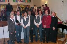 2004 Konzert zum neuen Jahr in Gemeinschaft mit der Trachtenkapelle Braunsdorf